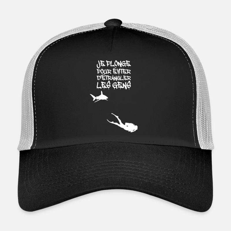 Je plonge pour éviter d'étrangler Casquette trucker 