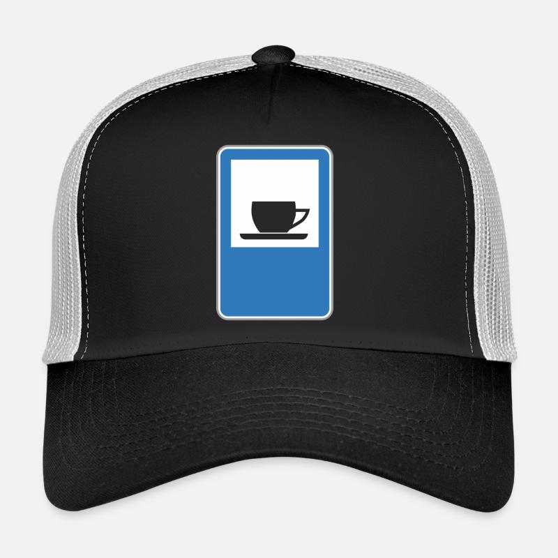 Road sign cafe Trucker Cap