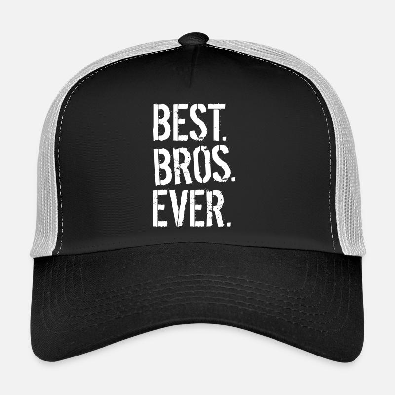 BEST. BROS. EVER. - Trucker Cap - Schwarz/Steingrau