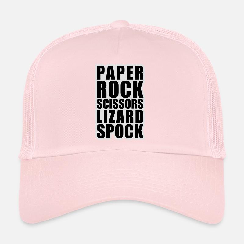 paper rock scissors Trucker Cap