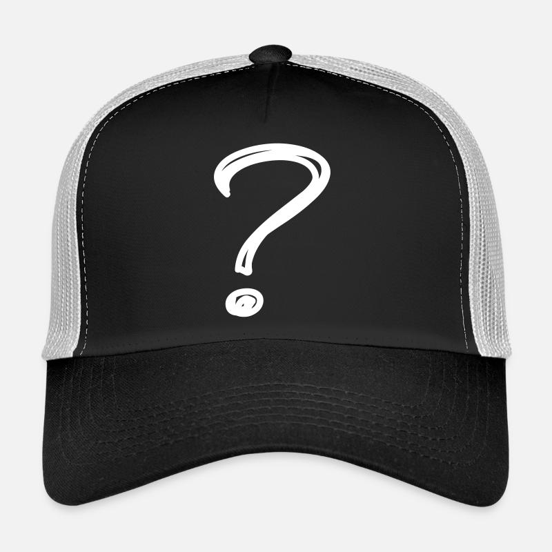 Un point d'interrogation Casquette trucker 