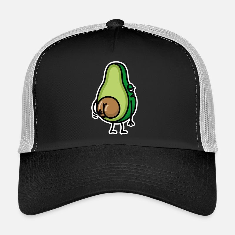 Lustig Avocado Hintern Arsch kratzen Geschenkidee Trucker Cap