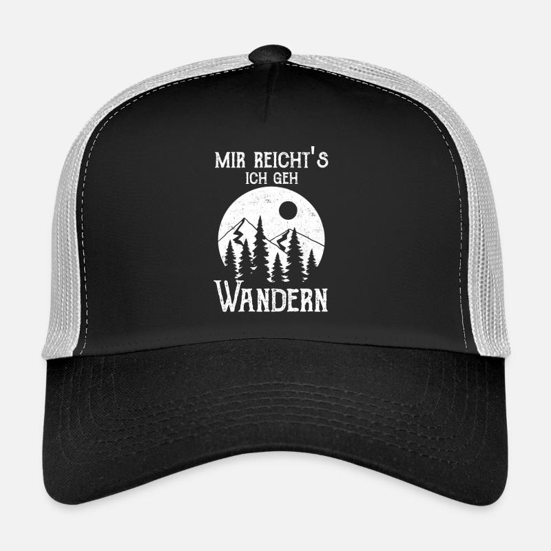 Wandern Wanderer - Trucker Cap - Schwarz/Steingrau
