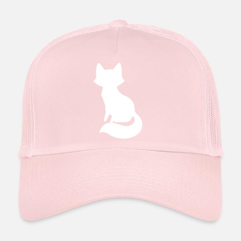 Conception ludique de la silhouette du renard Casquette trucker 