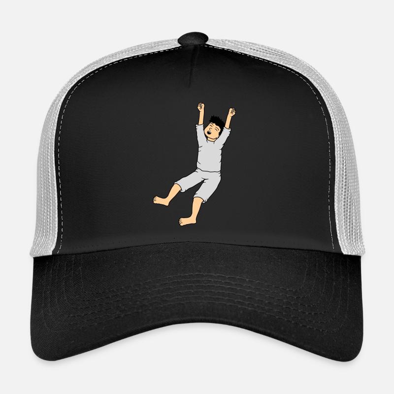 Mann im Schlafanzug Trucker Cap