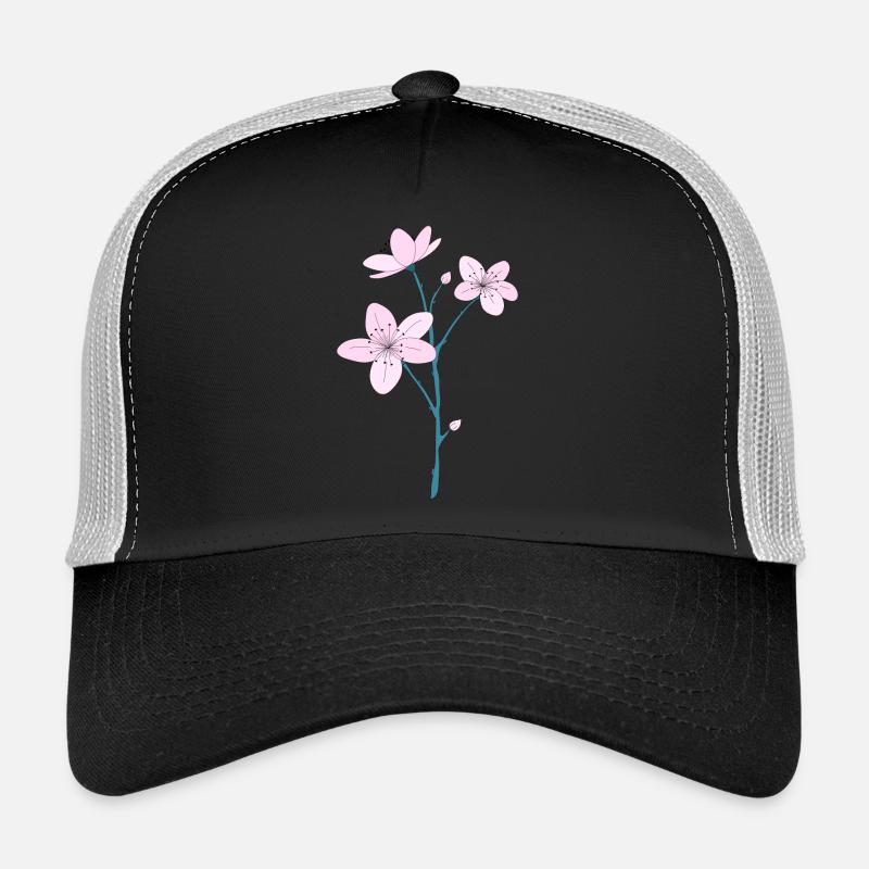 Fleur de cerisier Casquette trucker 