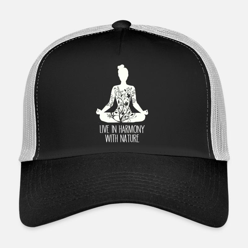 Live in harmony with nature Trucker Cap