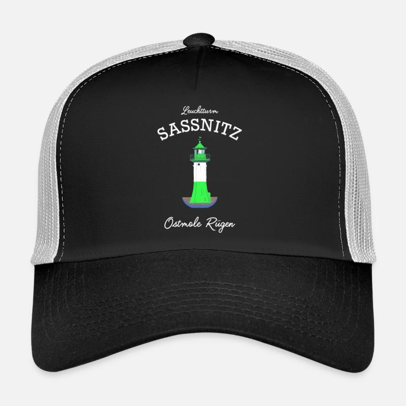 Rügen, Leuchtturm Sassnitz Ostmole, Ostsee Trucker Cap