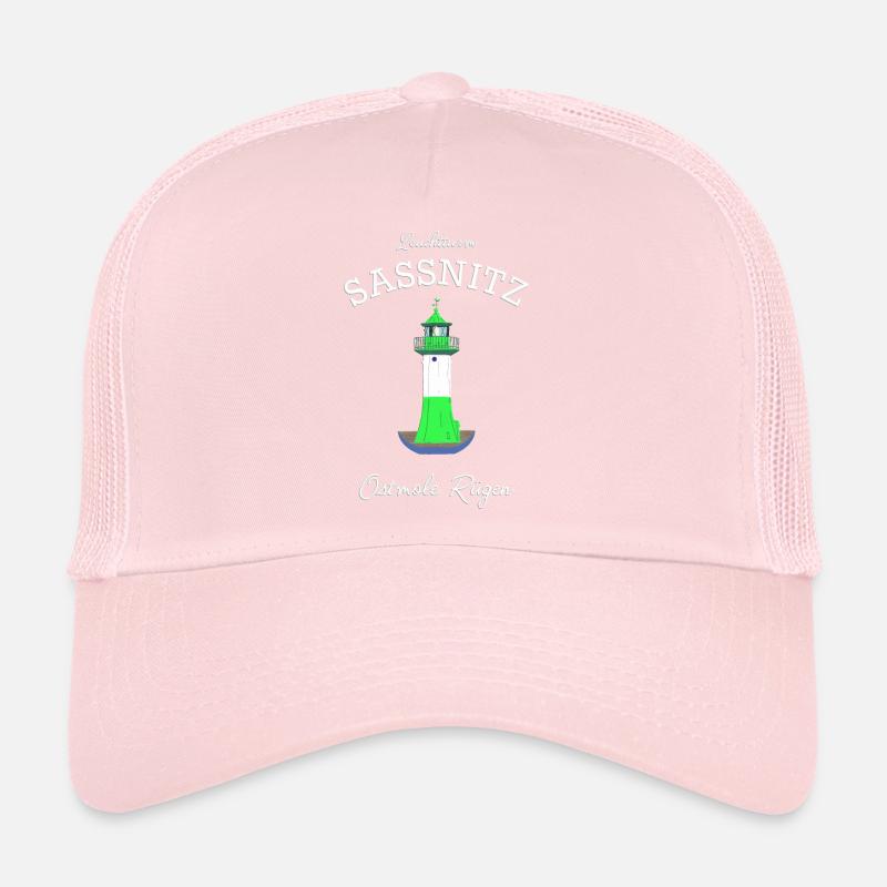 Ruegen, lighthouse Sassnitz Ostmole, Baltic Sea Trucker Cap