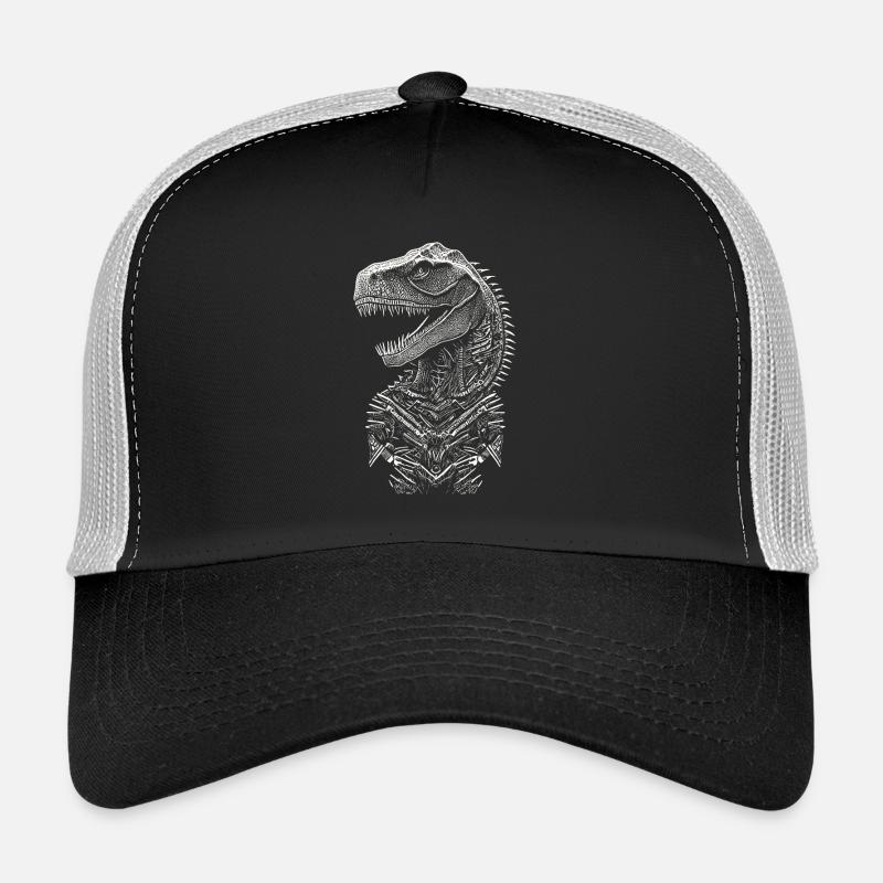 Porträt eines T-Rex-Dinosauriers Trucker Cap
