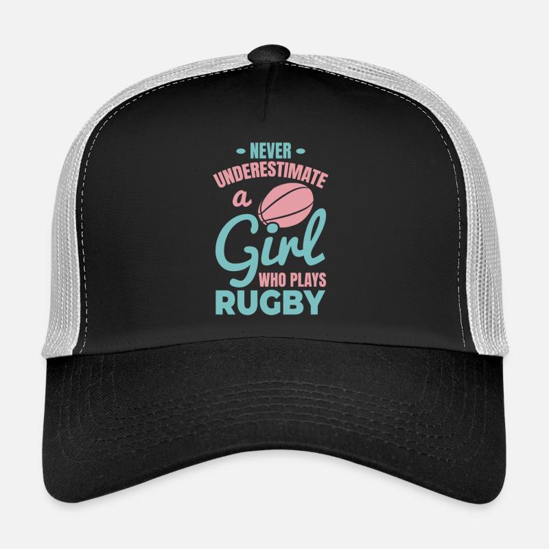 Joueuse de rugby filles Casquette trucker 