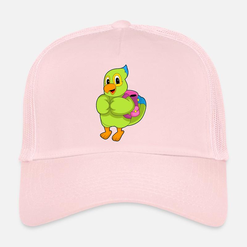 Parrot Student Backpack School Casquette trucker 