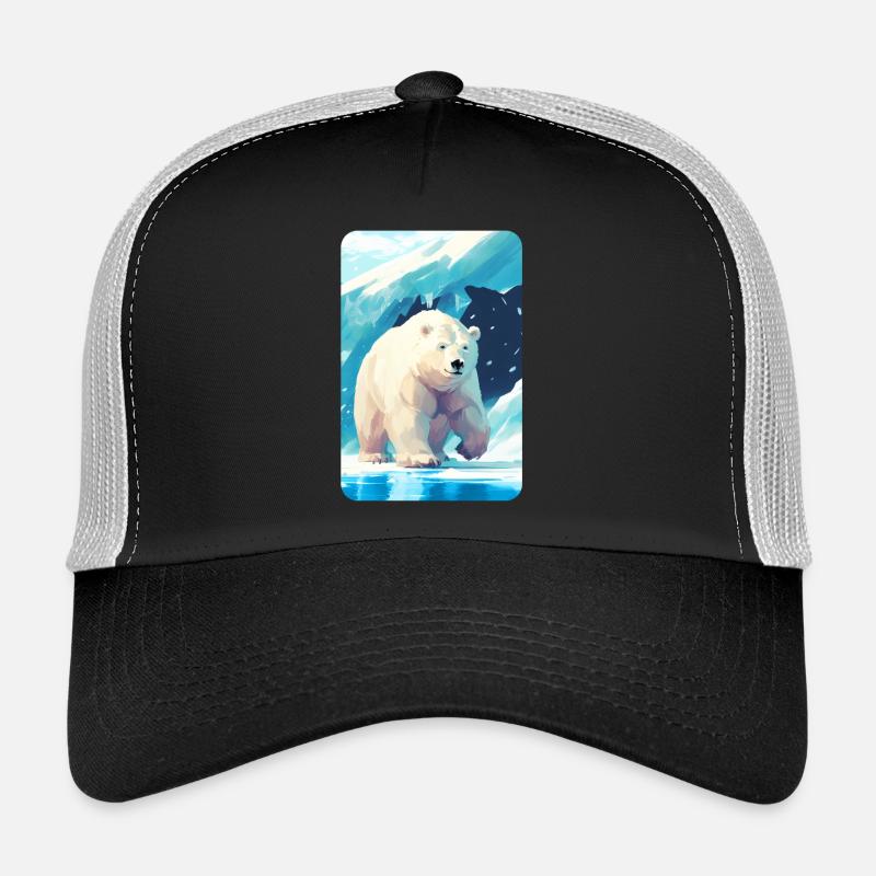 Polarbär im ewigen Eis Trucker Cap