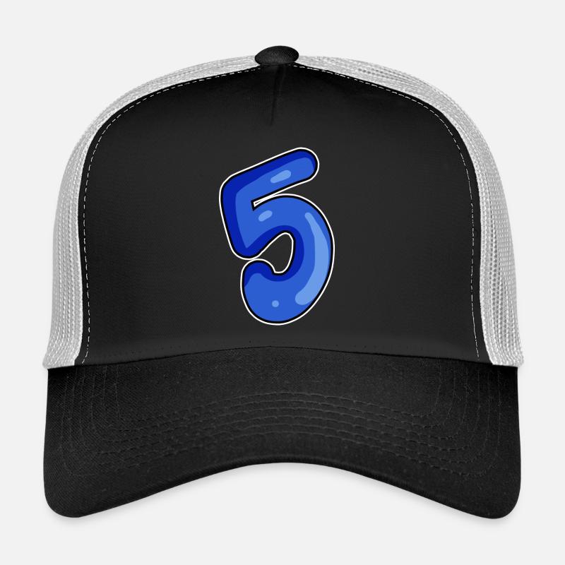 Numéro 5 Numéro Bleu Casquette trucker 