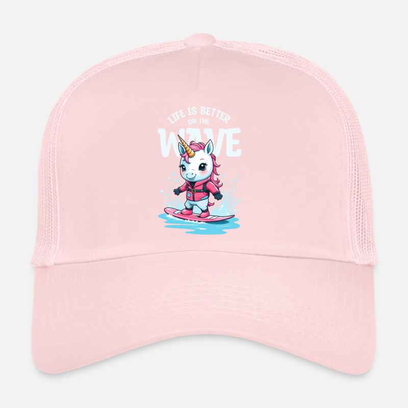 Wakeboard Unicorn Trucker Cap