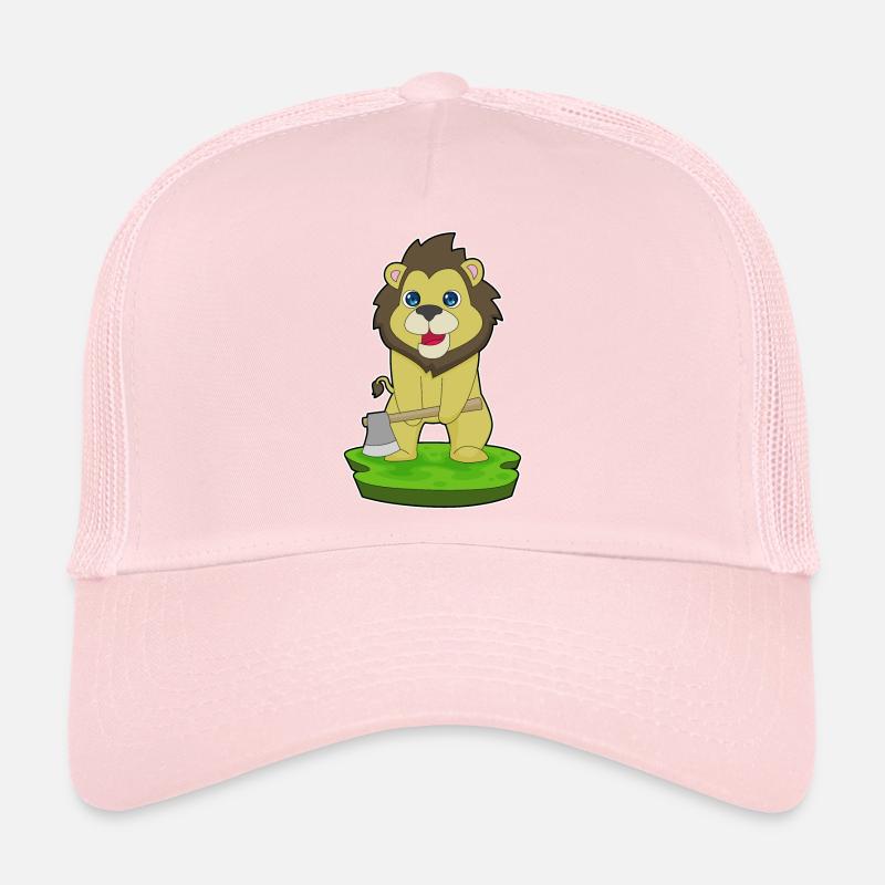 Forêt de la Hache du Lion Bûcheron Casquette trucker 