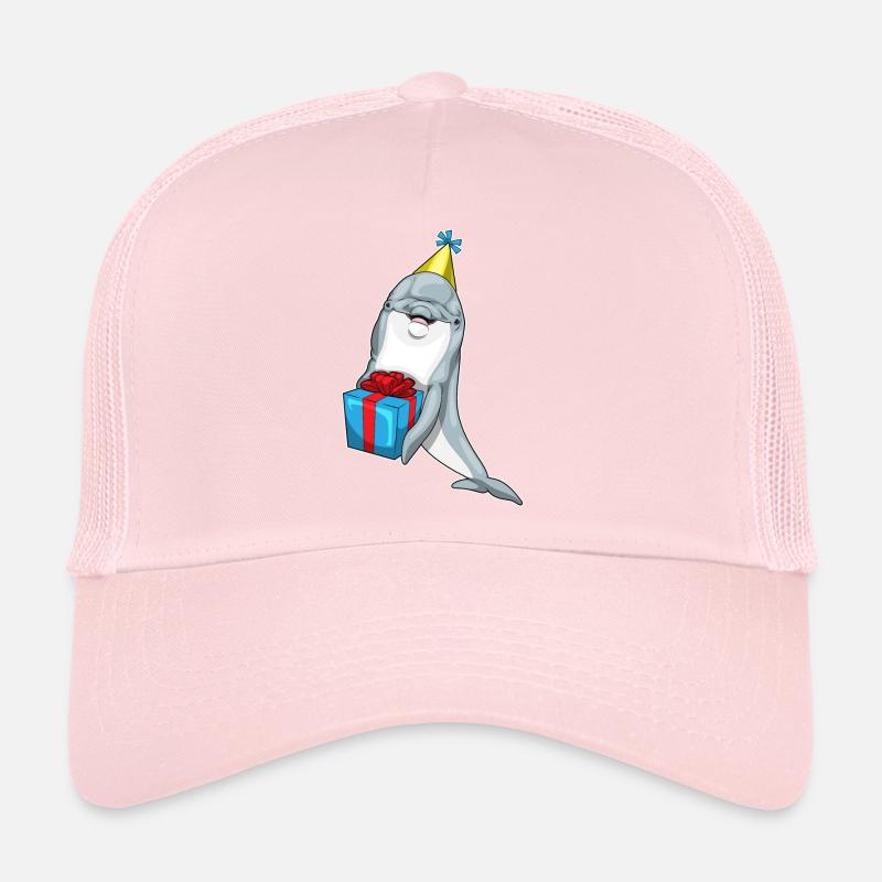 Dolphin Birthday Package Trucker Cap