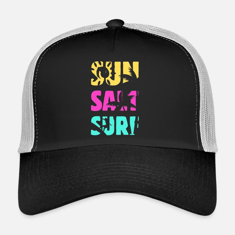 Sun Salt Surf Summer Trucker Cap