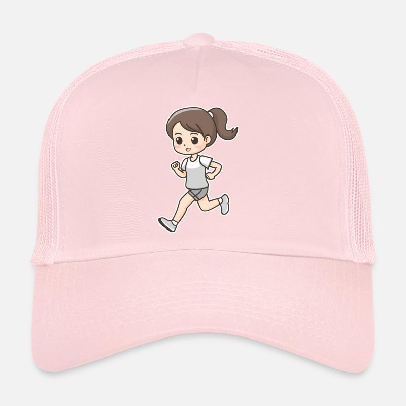 Läuferin Comic Look Trucker Cap
