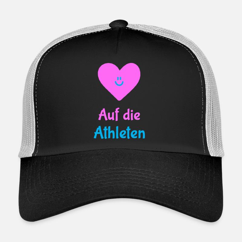 To the athletes: Mental strength first - Trucker Cap - black/stone grey