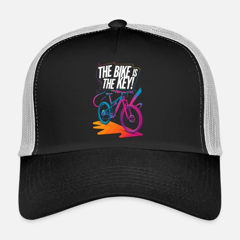 Conception vibrante de l’enthousiasme pour le vélo Casquette trucker 