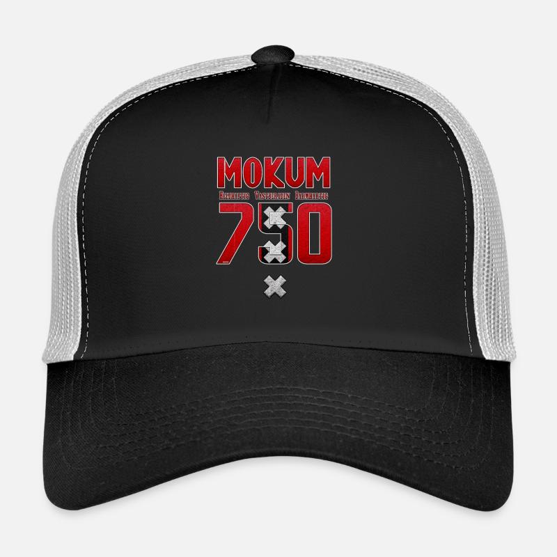 Amsterdam 750 HVB - Trucker Cap - Schwarz/Steingrau