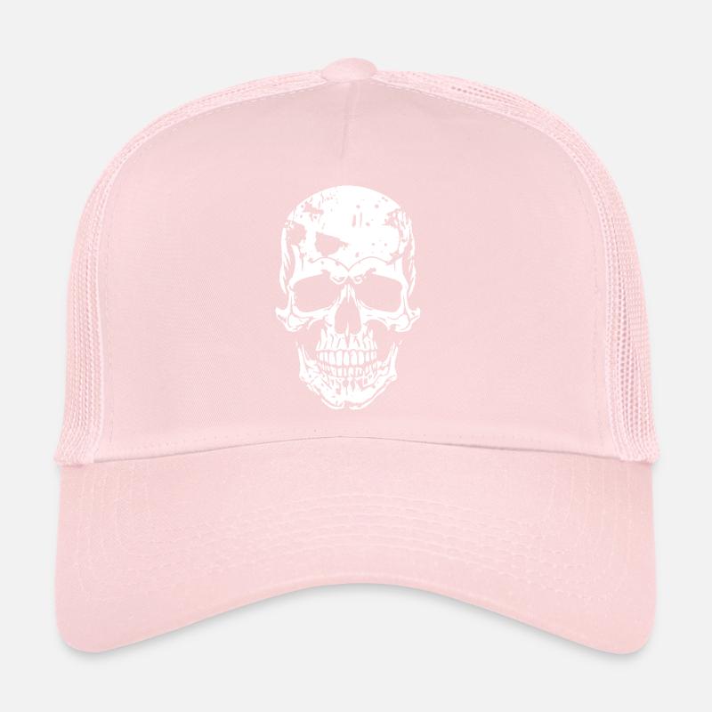 Crâne Casquette trucker 