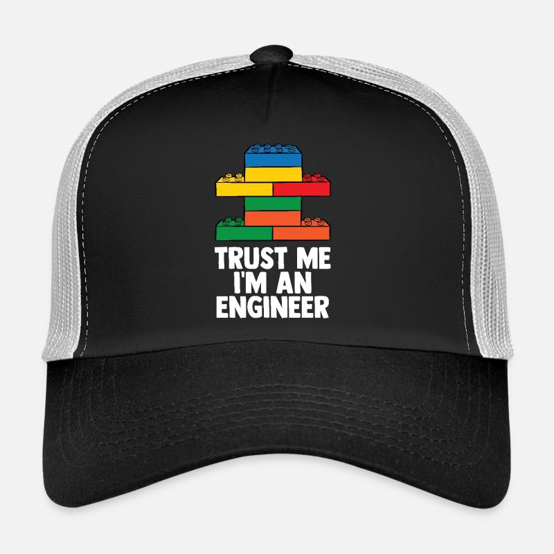 Constructeur de briques Bâtiment en briques Maître constructeur Casquette trucker 
