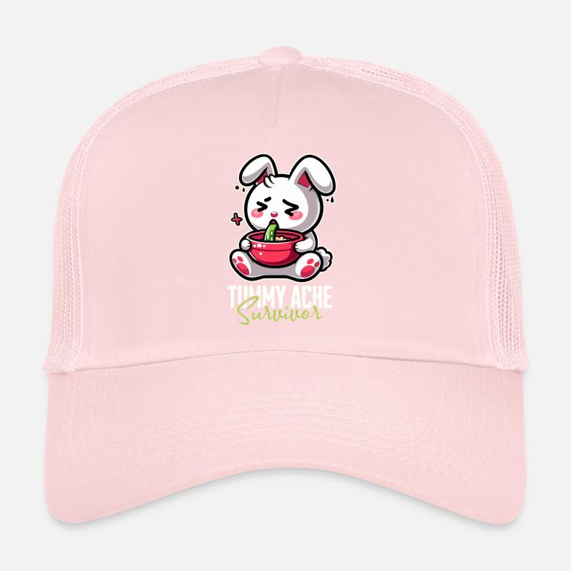 Survivant du mal de ventre - Conception de lapin drôle Casquette trucker 