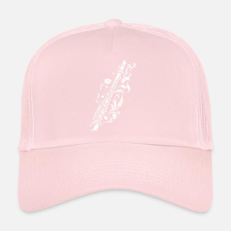 Dessin de flûte traversière Casquette trucker 