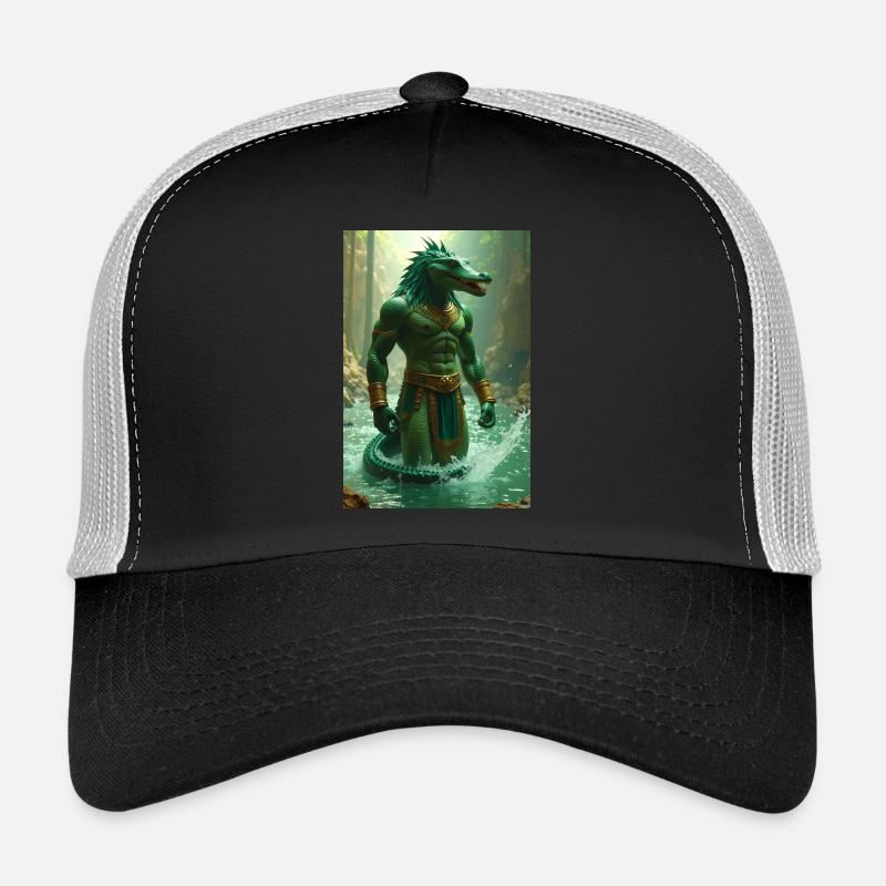 Sobek, godin à tête de crocodile dans le Nil Casquette trucker 