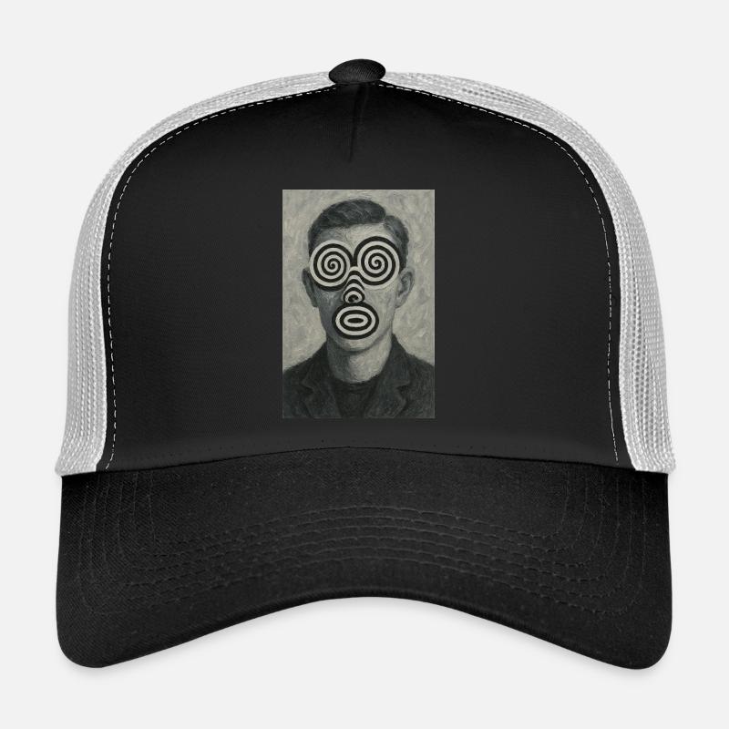 Illusion d’optique du visage Casquette trucker 