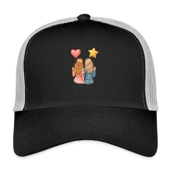 Sisters to the Core - Sisters Motif - Trucker Cap - black/stone grey - Front