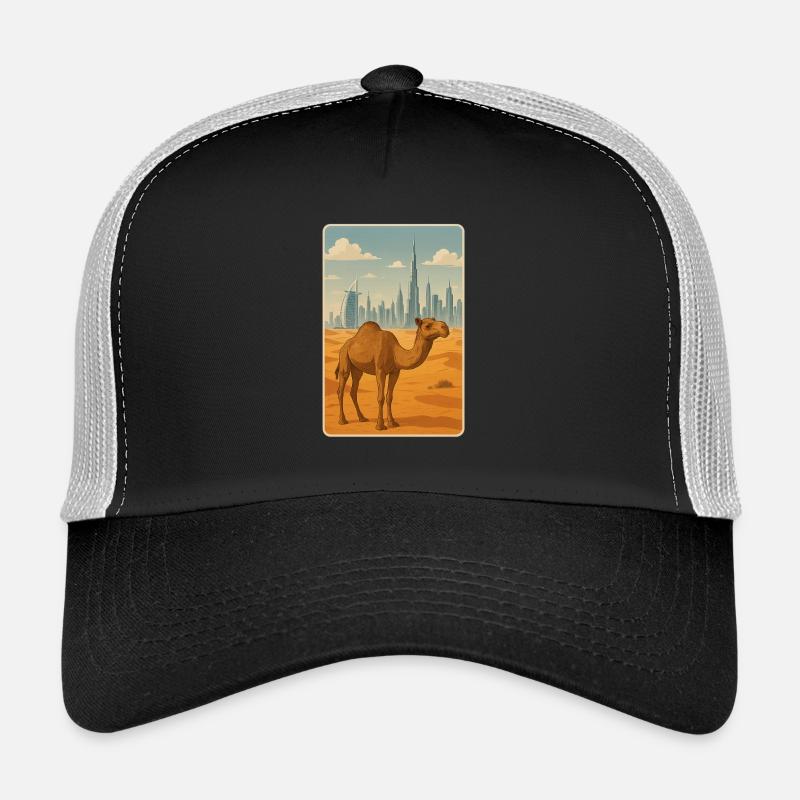 Camel in Dubai - Trucker Cap - black/stone grey