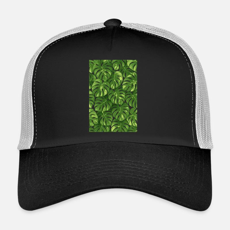 Monstera - Trucker Cap - black/stone grey