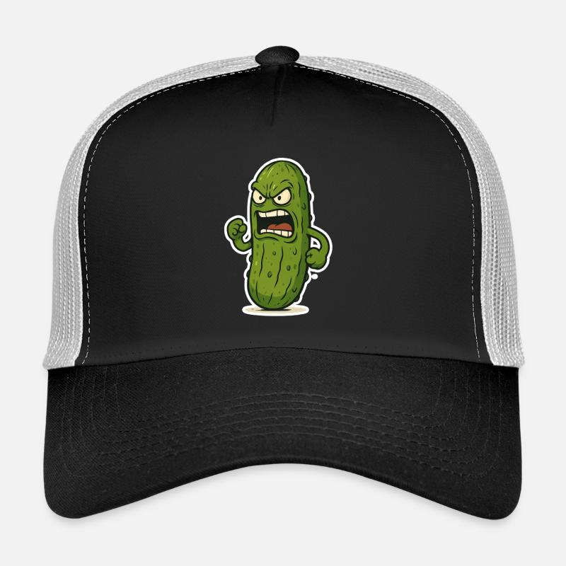 Cucumber attack - Trucker Cap - black/stone grey