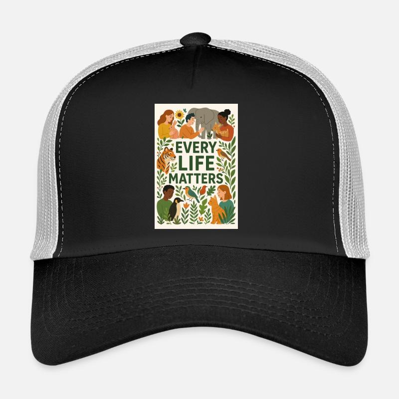 Every live matters - Trucker Cap - black/stone grey