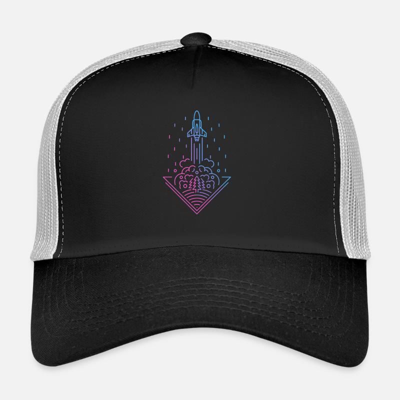 Fusée rétro Casquette trucker 