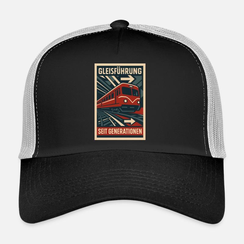 Guidage de voie Génération Métro Chemin de fer Casquette trucker 