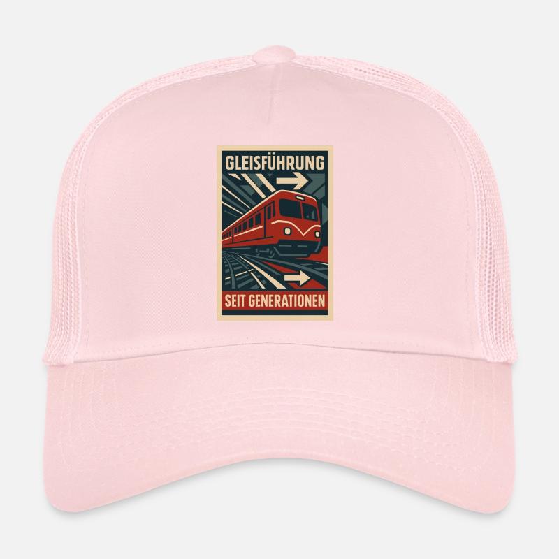 Gleis Führung Generation U Bahn Eisenbahn Trucker Cap