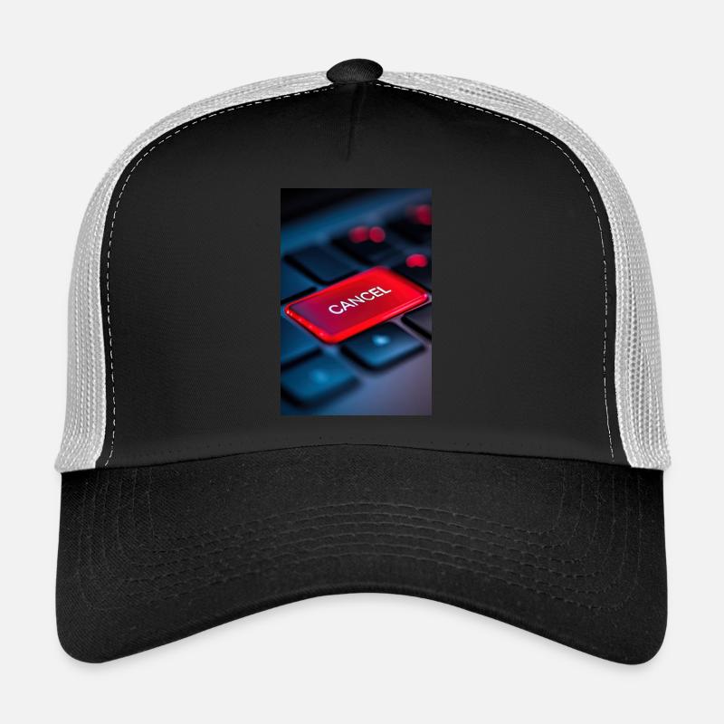 Rot Abbrechen-Tasten-Highlight Trucker Cap