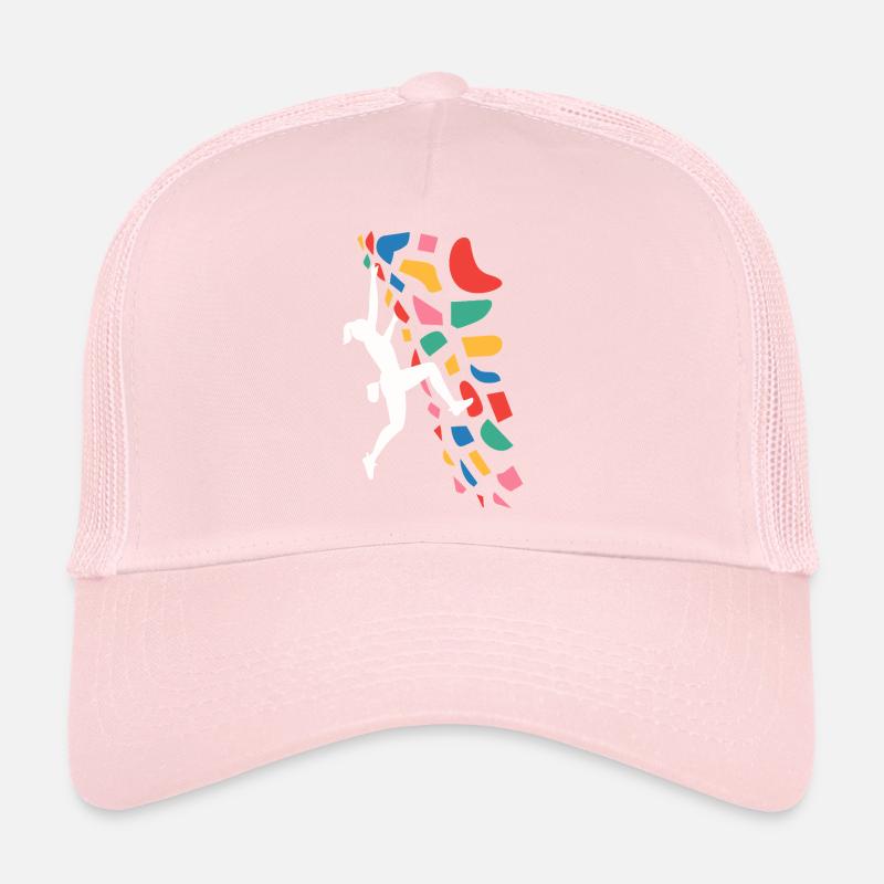Escalade de bloc Prises colorées Casquette trucker 
