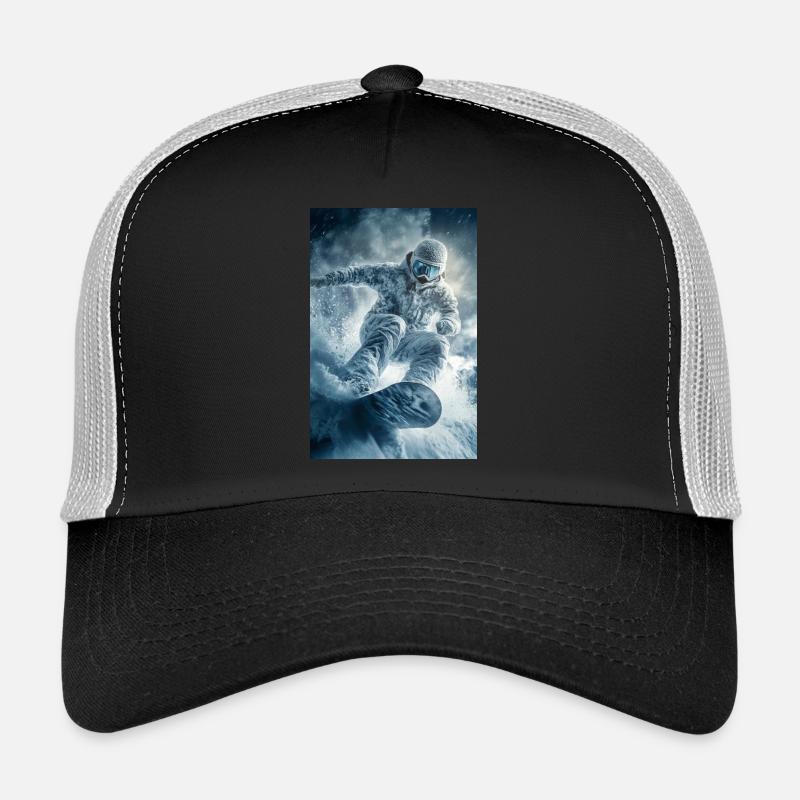 Frozen Thrill Snowboarder Casquette trucker 