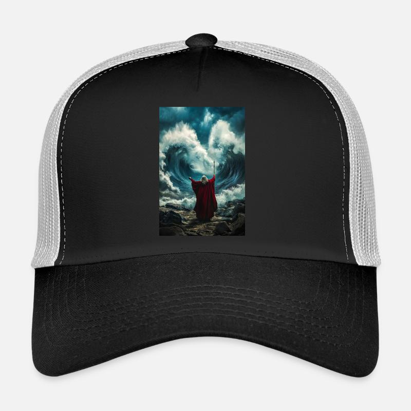 Divine Force Splits the Sea Trucker Cap