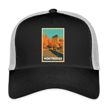 Montrozier, a village in France - Trucker Cap - black/stone grey - Front