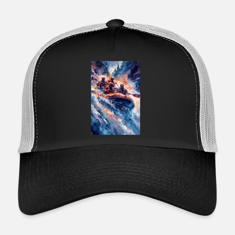 Team Rush Through Wild Rapids Trucker Cap
