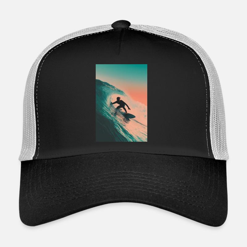 Sunset Wave Surf Casquette trucker 