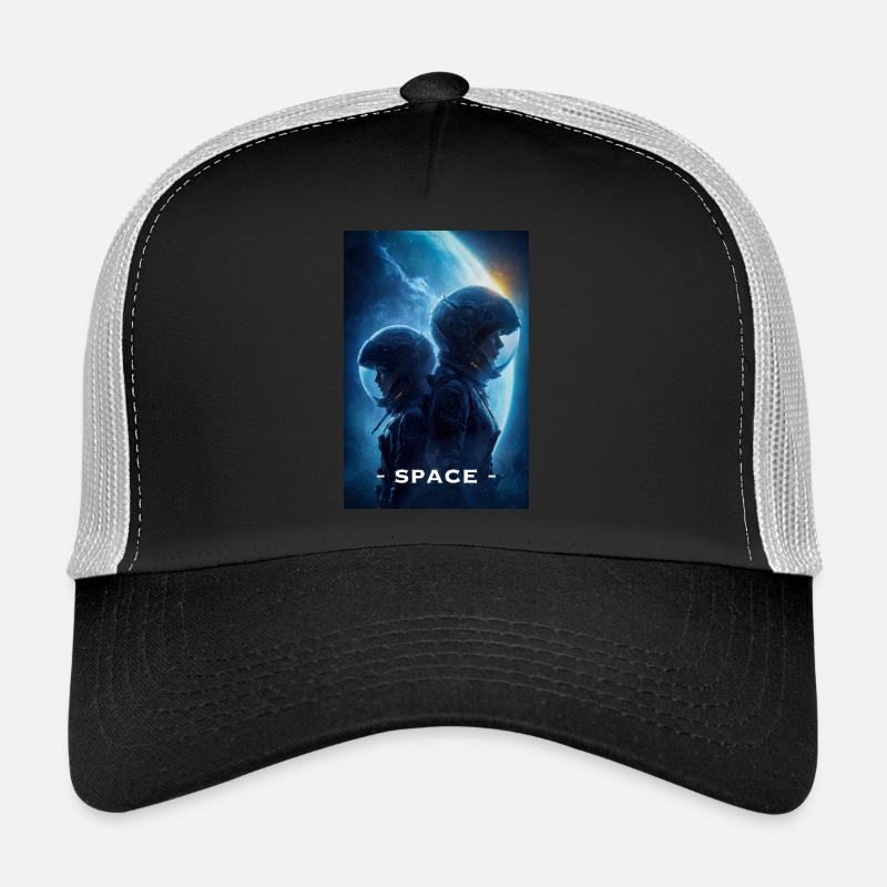 Astronauts in Deep Space Trucker Cap