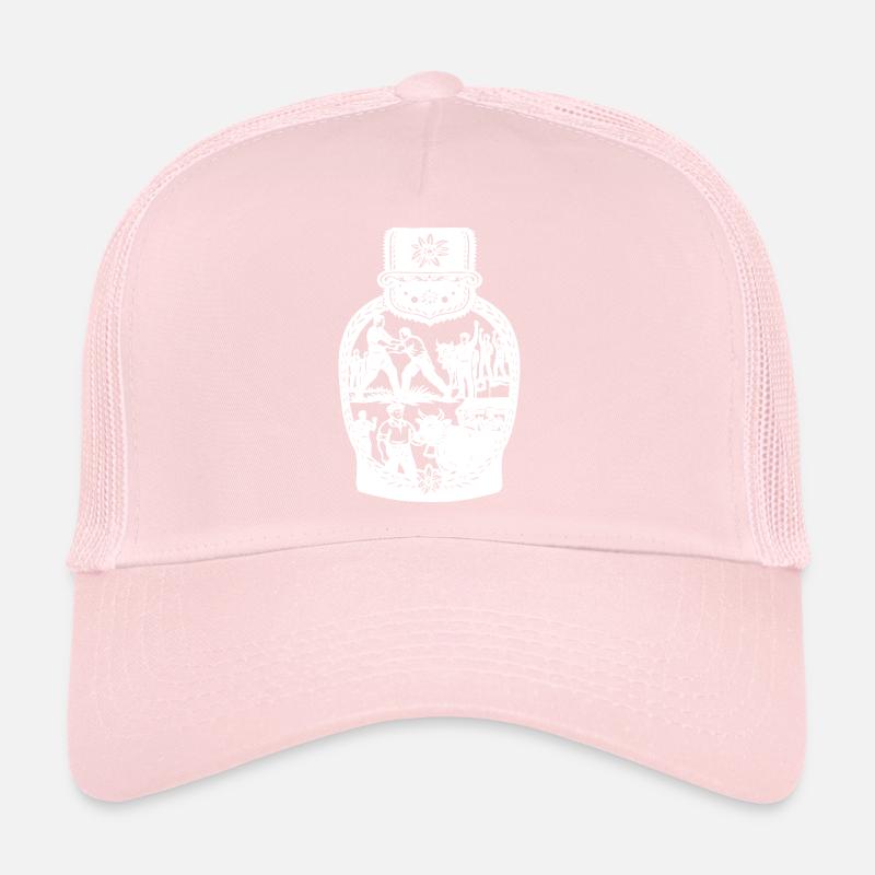 Schwingerkonig_white Casquette trucker 