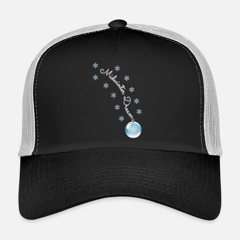 Winter Dreams - Magische Weihnachtskugel Trucker Cap